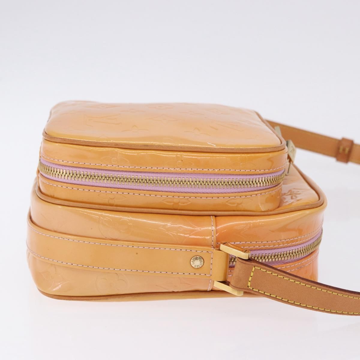 Louis Vuitton Wooster Monogram Vernis Yellow Patent_Leather Shoulder Bag Bag (Pre-Owned)