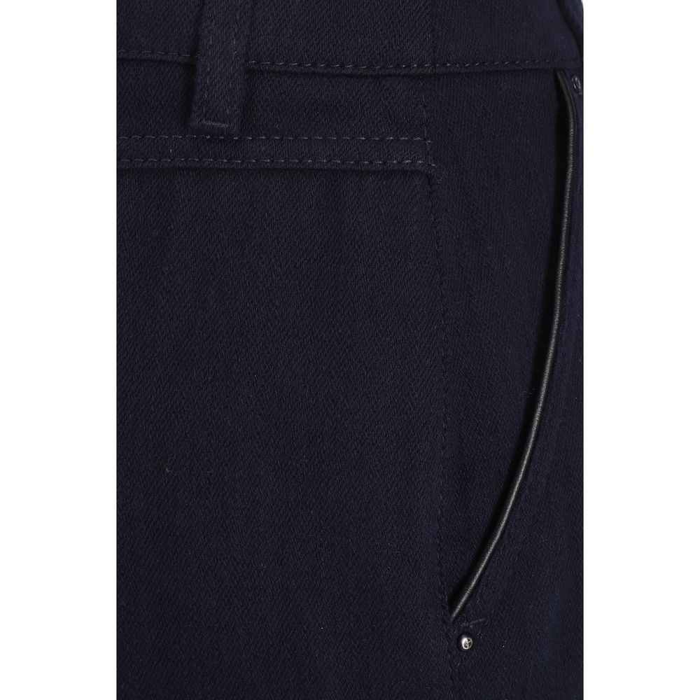 Giorgio Armani Blue Cotton Women's Skirt