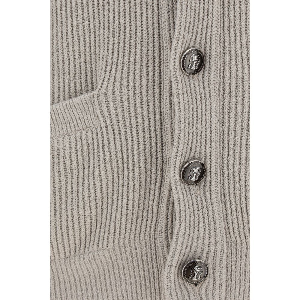 Brunello Cucinelli Ribbed Men's Cardigan