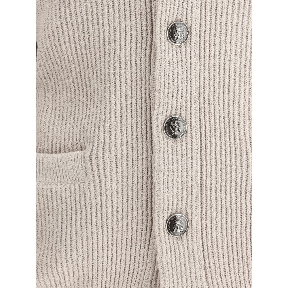 Brunello Cucinelli Ribbed Men's Cardigan