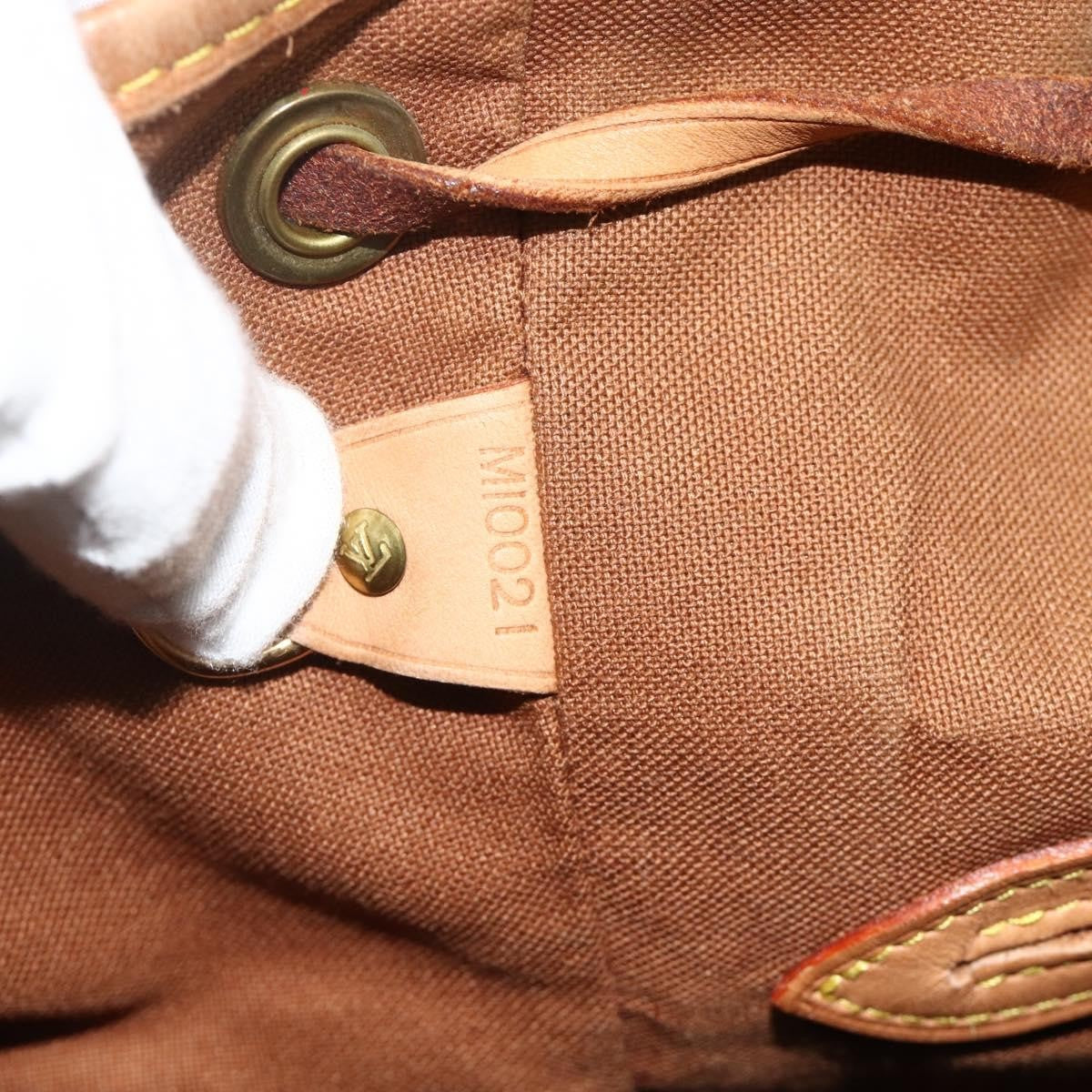 Louis Vuitton Vintage Montsouris Monogram Canvas Brown Canvas Backpack Bag (Pre-Owned)