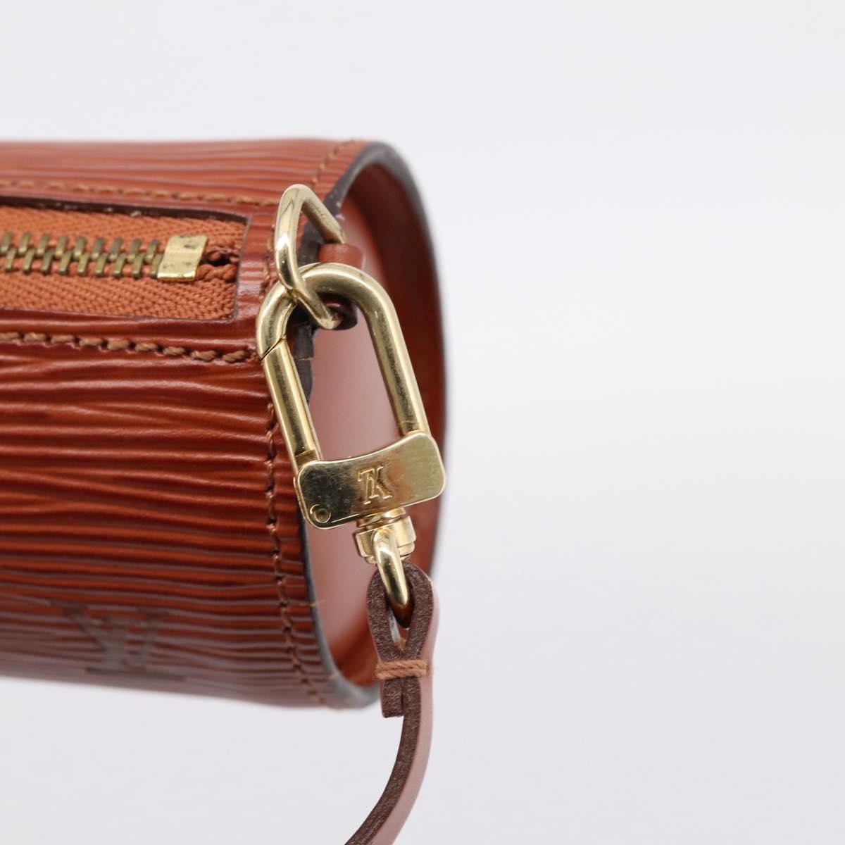 Louis Vuitton Soufflot Pochette Epi Leather Brown Leather Clutche & Pouche Bag (Pre-Owned)