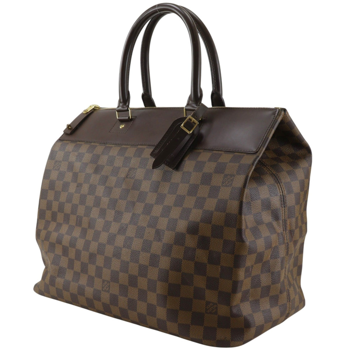 Louis Vuitton Greenwich Damier Brown Canvas Handbag (Pre-Owned)