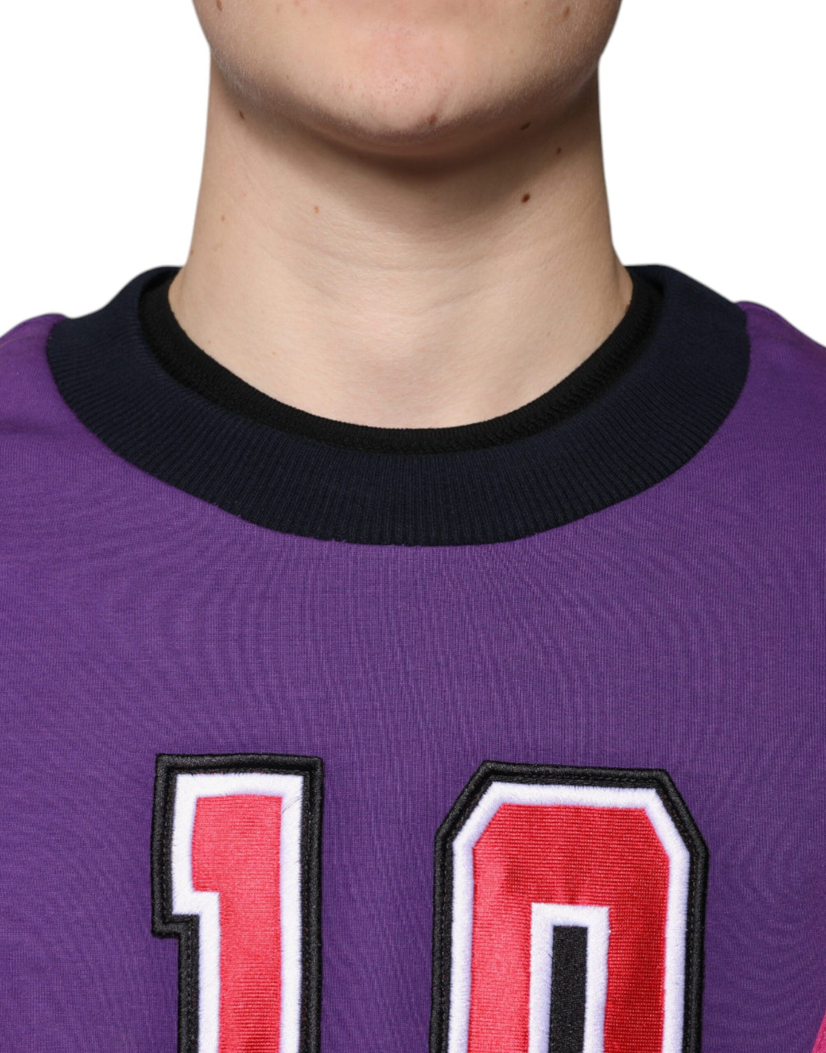 Dolce & Gabbana Multicolor Crew Neck Men Sweatshirt Men's Sweater