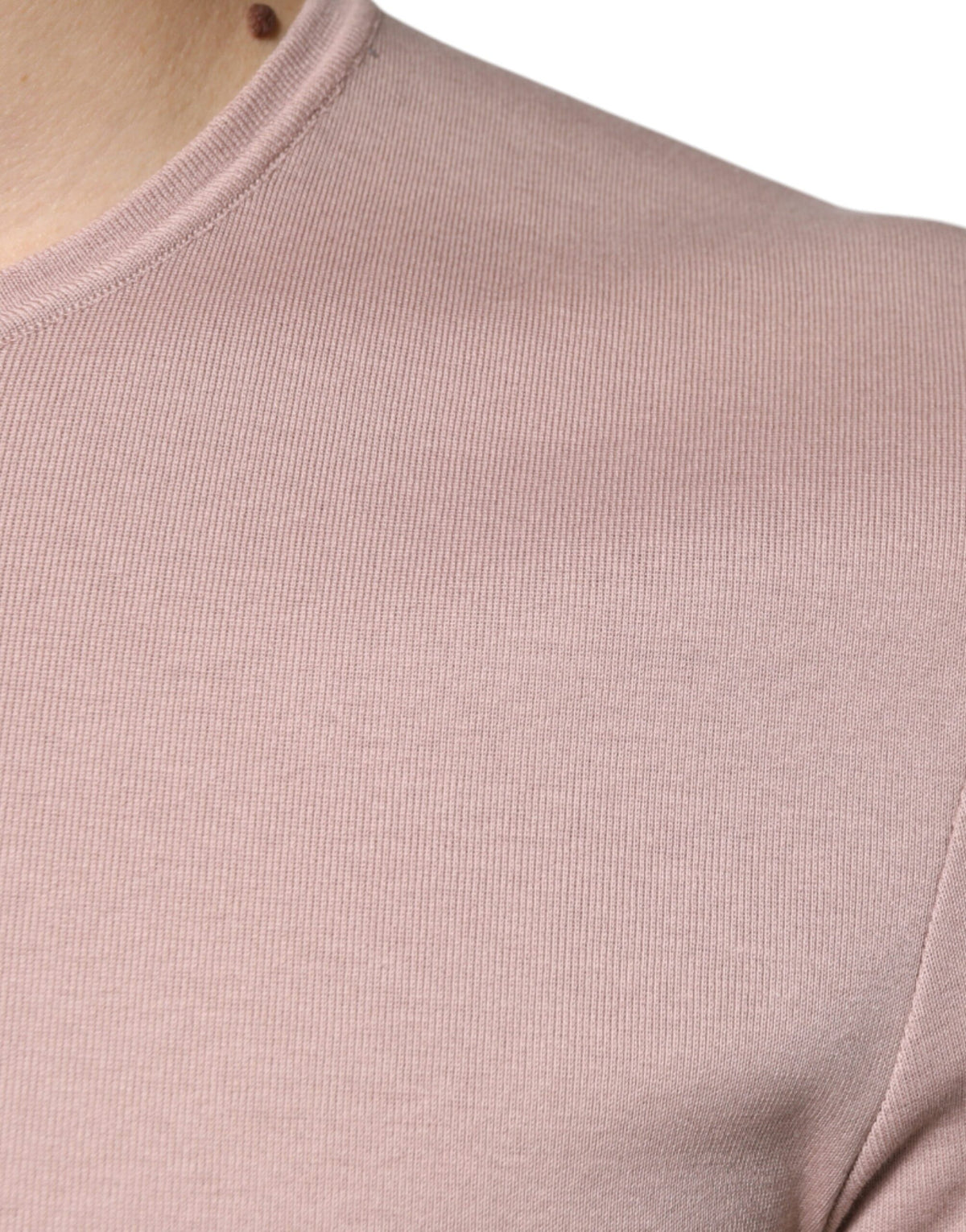Dolce & Gabbana Brown Cotton Short Sleeves Round Neck Men's T-shirt