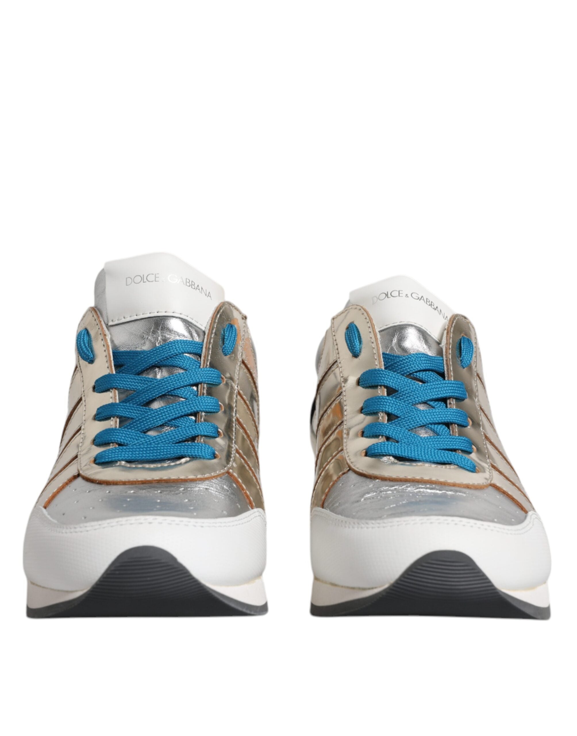 Dolce & Gabbana Multicolor Leather Low Top Sneakers Women's Shoes (Pre-Owned)