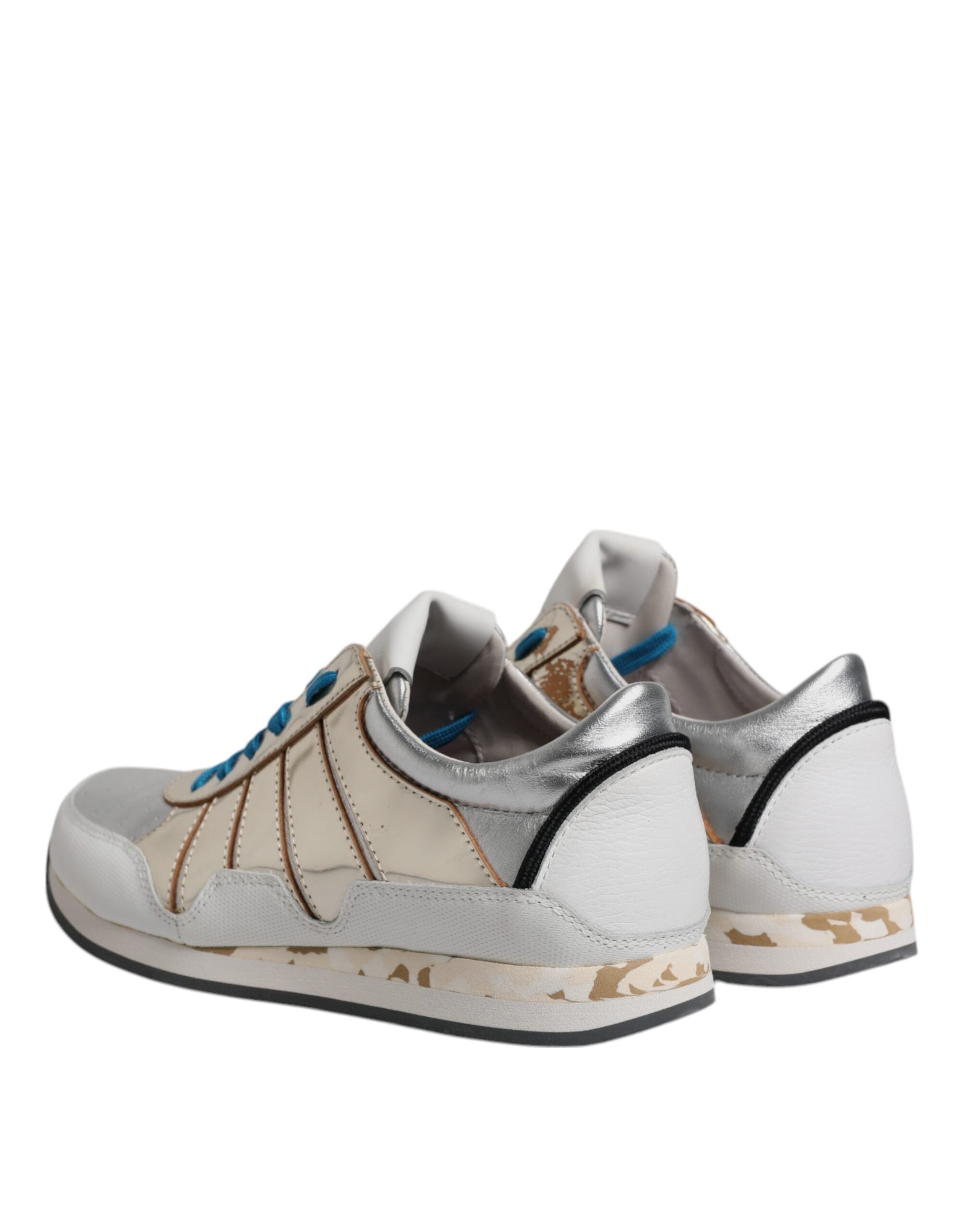 Dolce & Gabbana Multicolor Leather Low Top Sneakers Women's Shoes (Pre-Owned)