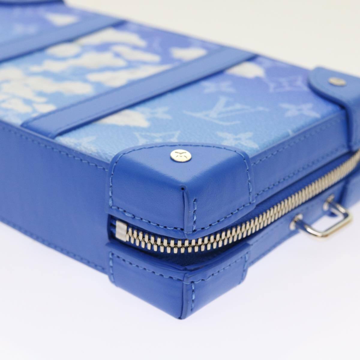 Louis Vuitton Soft Trunk Limited Edition Monogram Clouds Blue Canvas Bag (Pre-Owned)