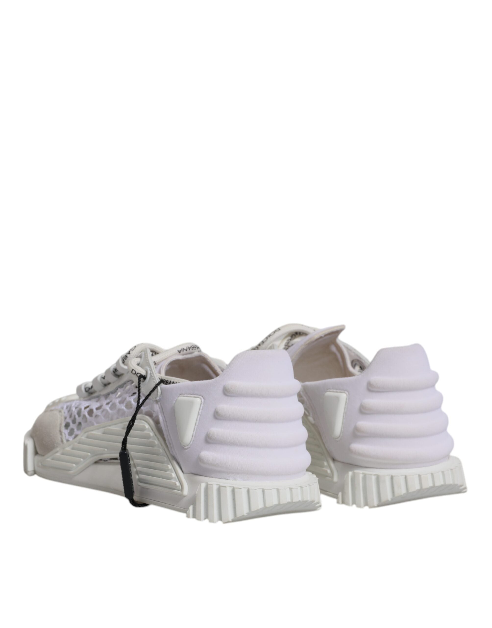 Dolce & Gabbana White Mesh NS1 Low Top Sports Sneaker Women's Shoes (Pre-Owned)