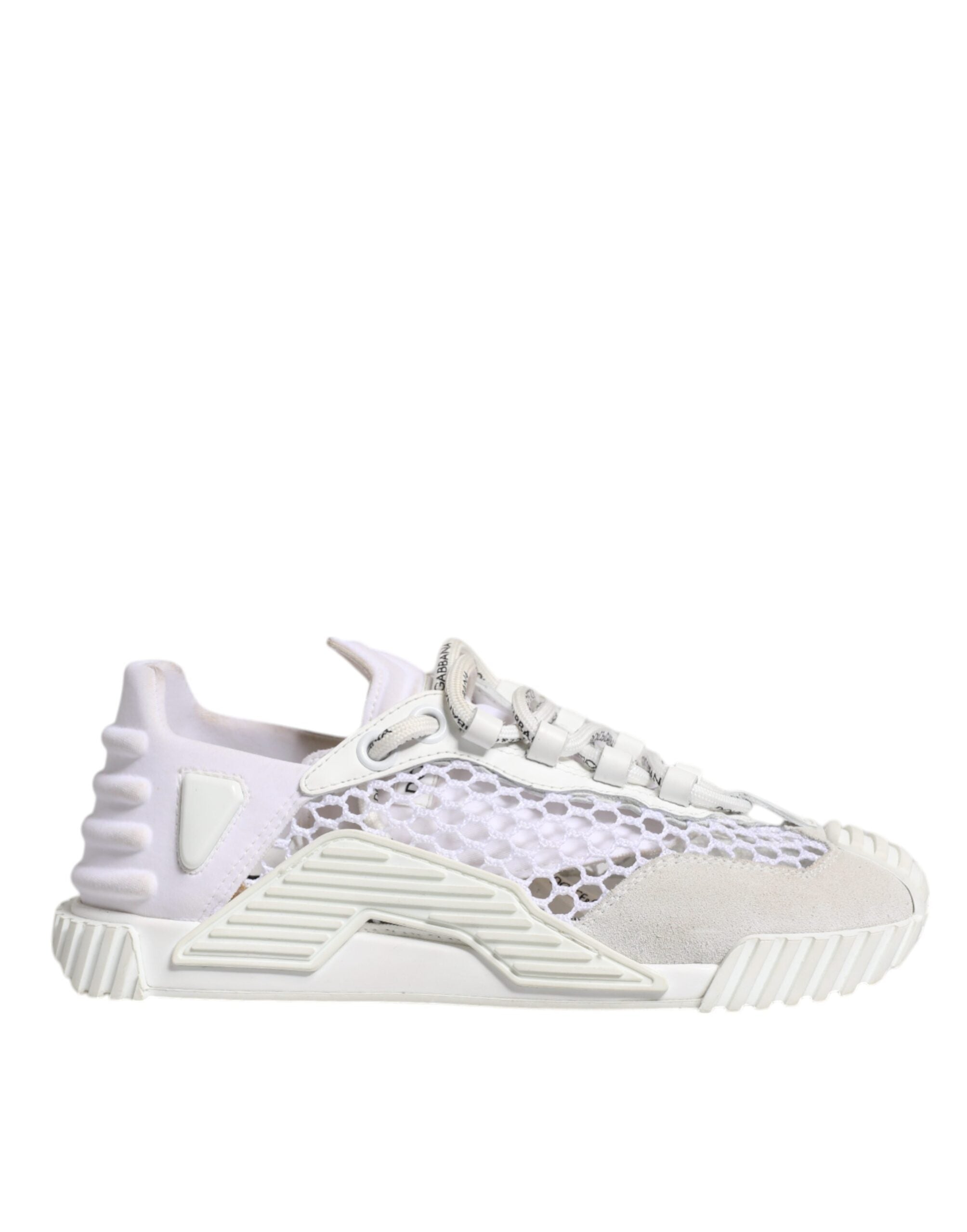 Dolce & Gabbana White Mesh NS1 Low Top Sports Sneaker Women's Shoes (Pre-Owned)