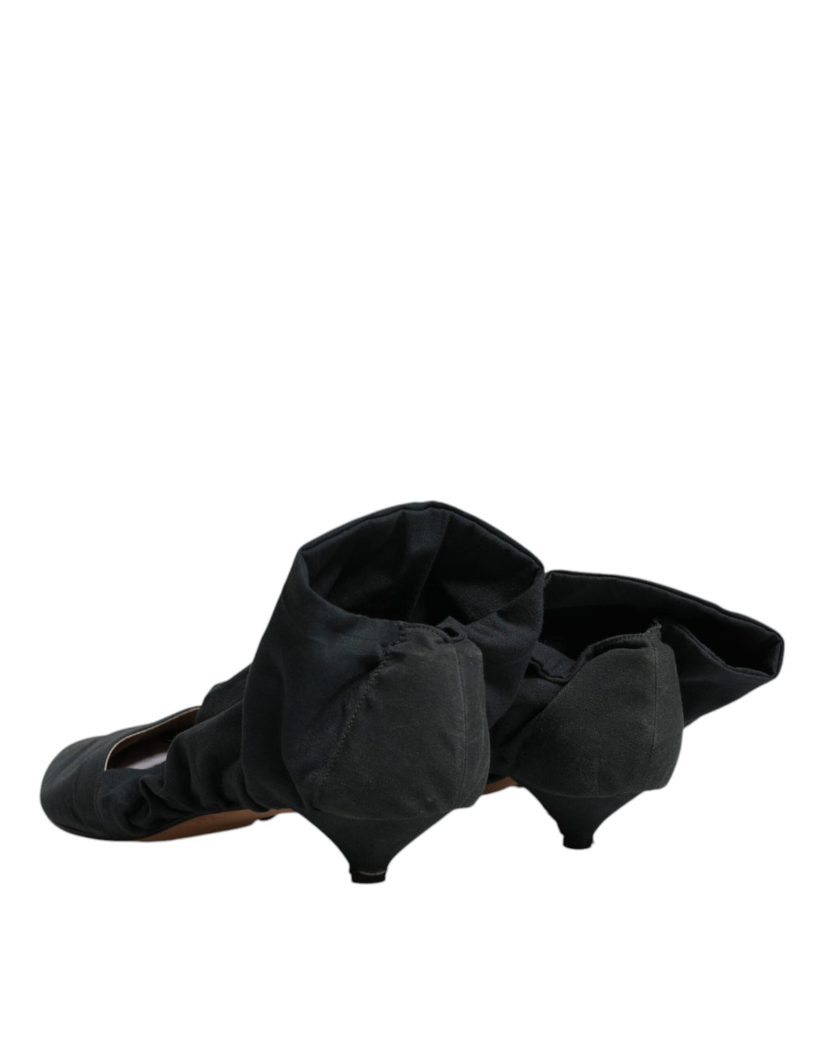 Dolce & Gabbana Green Cotton Sock Style Ankle Boots Women's Shoes (Pre-Owned)