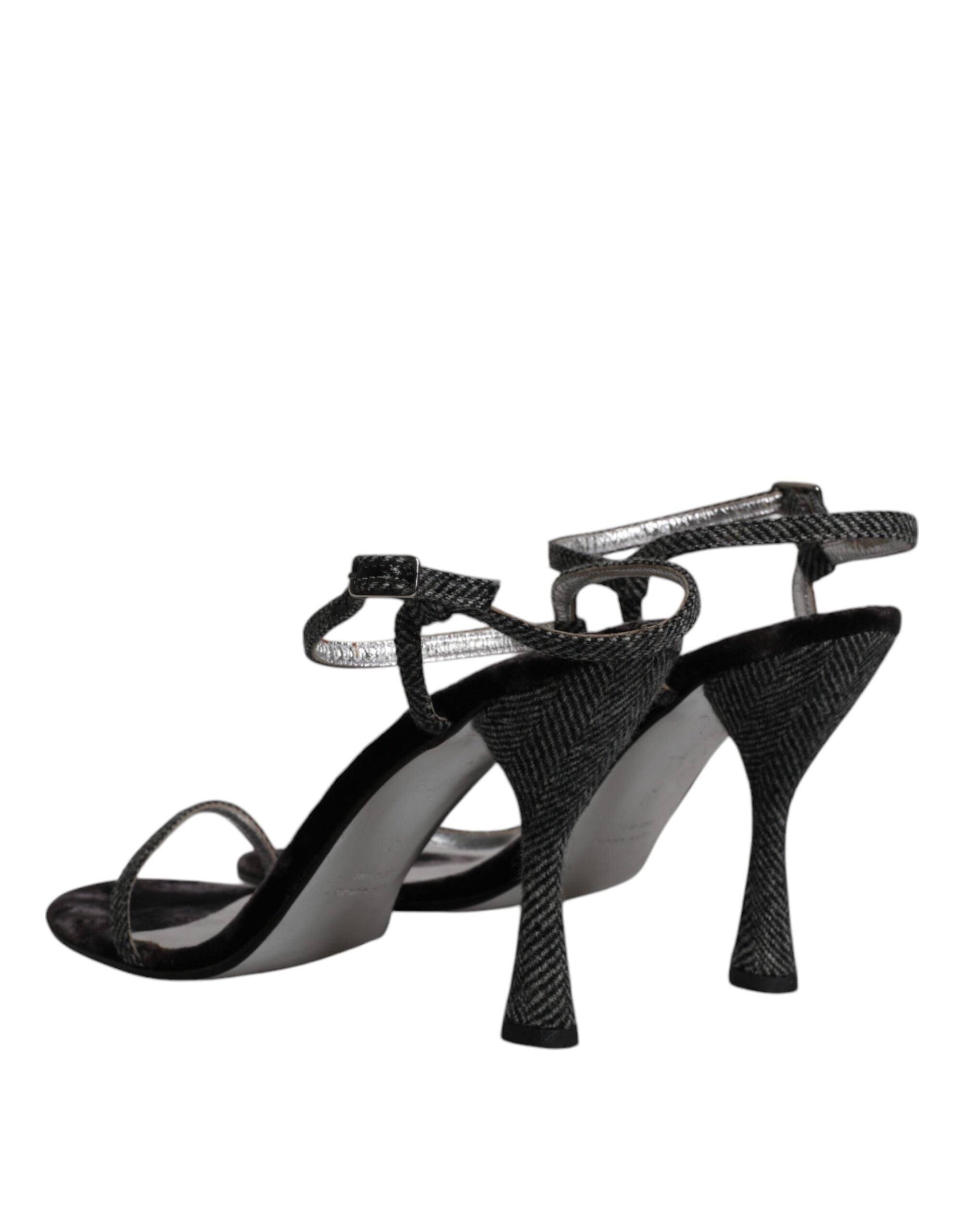Dolce & Gabbana Black Ankle Strap High Heels Sandals Women's Shoes (Pre-Owned)