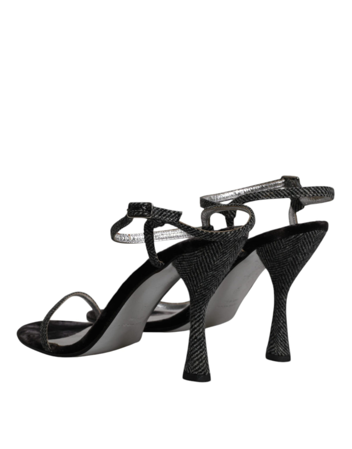 Dolce & Gabbana Black Ankle Strap High Heels Sandals Women's Shoes (Pre-Owned)