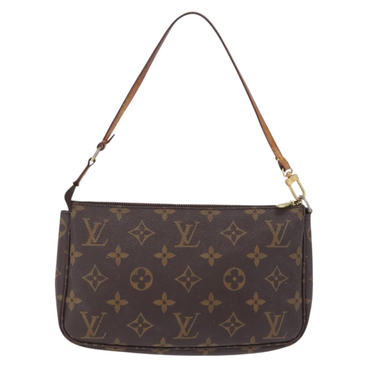 Louis Vuitton Pochette Accessoires Monogram Canvas Brown Canvas Clutche & Pouche Bag (Pre-Owned)