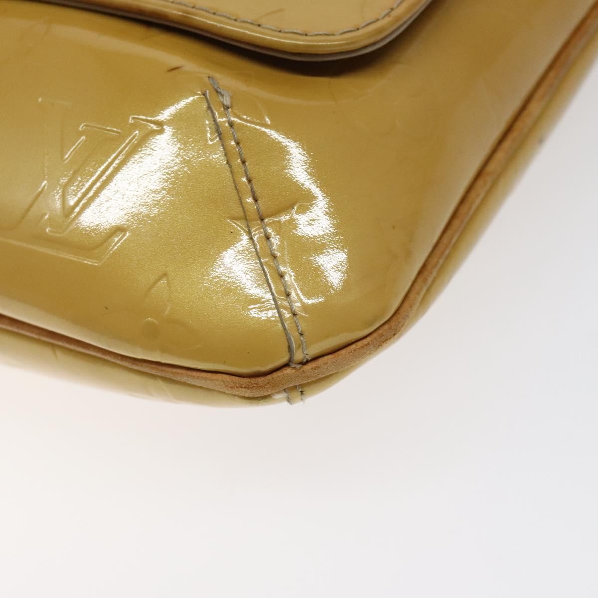Louis Vuitton Thompson Street Monogram Vernis Beige Patent_Leather Shoulder Bag Bag (Pre-Owned)