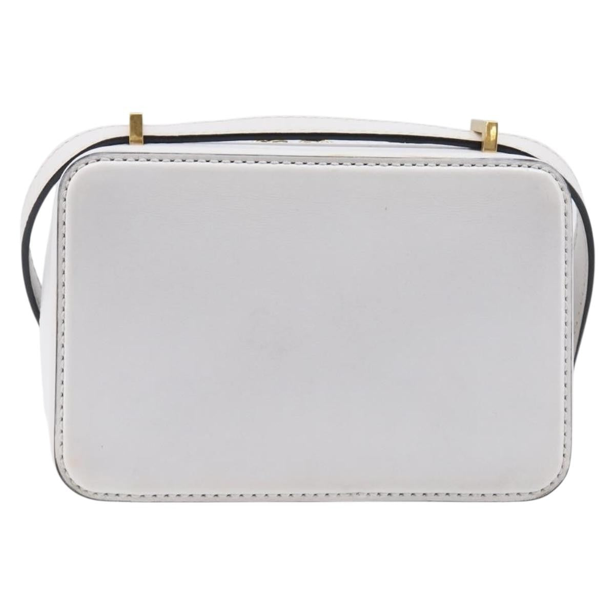 Valentino Garavani Vsling Leather White Leather Shoulder Bag Bag (Pre-Owned)
