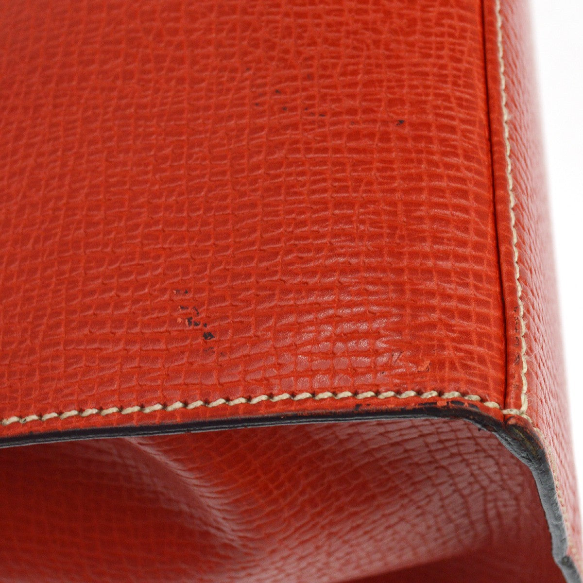 Loewe Shoulder Bag Leather Red Leather Shoulder Bag Bag (Pre-Owned)