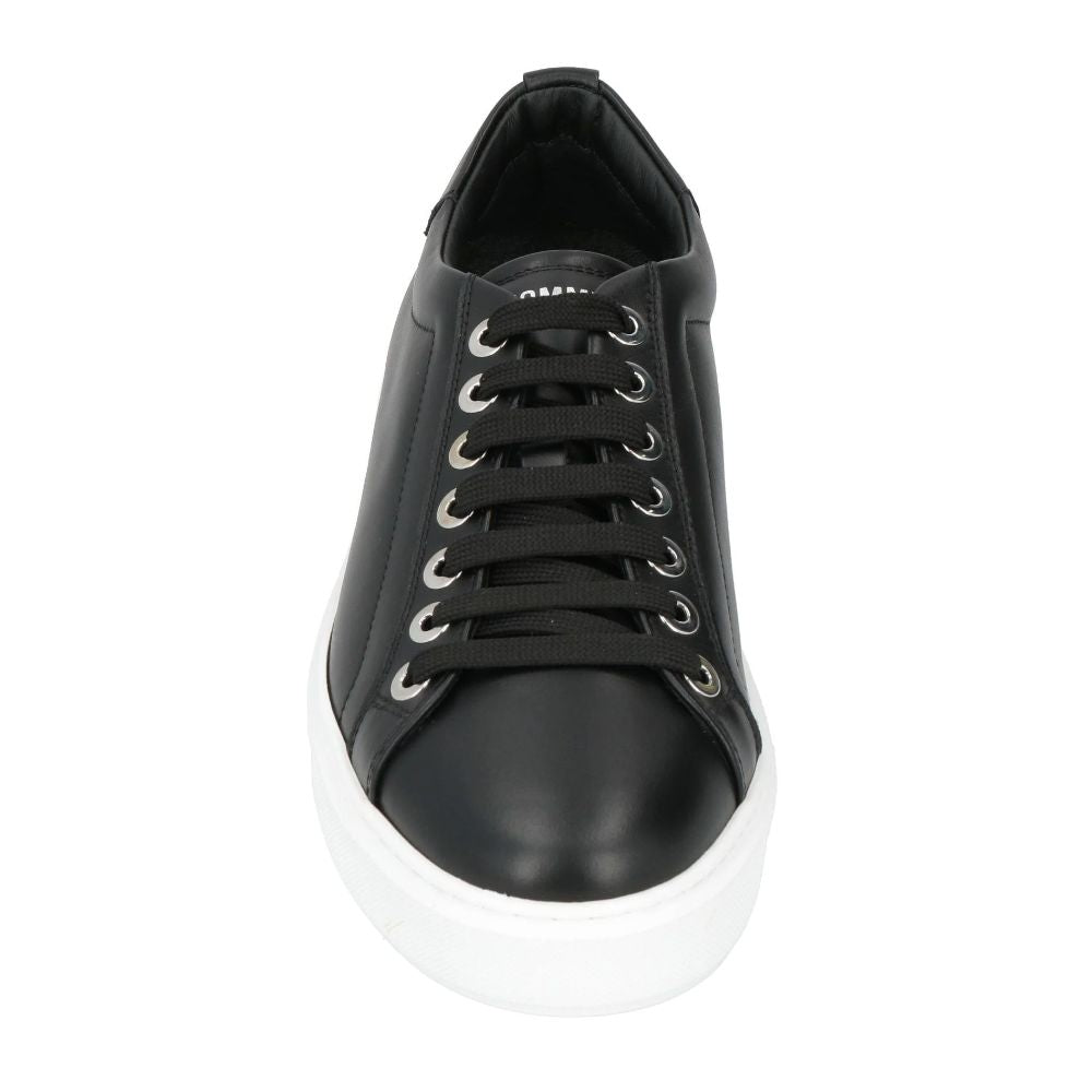 Les Hommes Black Calfskin Men Men's Sneaker