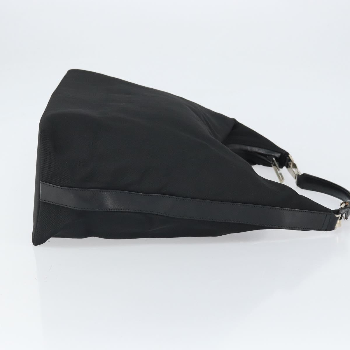 Gucci Vintage Nylon Black Nylon Shoulder Bag Bag (Pre-Owned)
