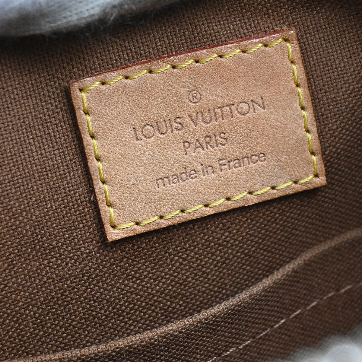 Louis Vuitton Popincourt Tote Monogram Canvas Brown Canvas Tote Bag Bag (Pre-Owned)