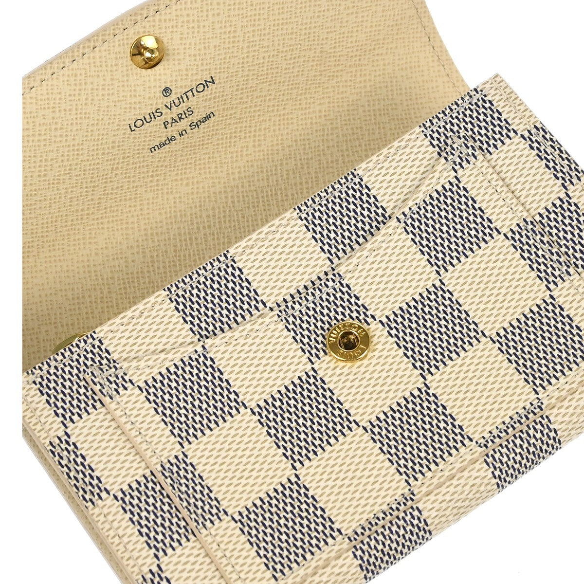Louis Vuitton Solo Belt Damier Ebene White Canvas Shoulder Bag Bag (Pre-Owned)
