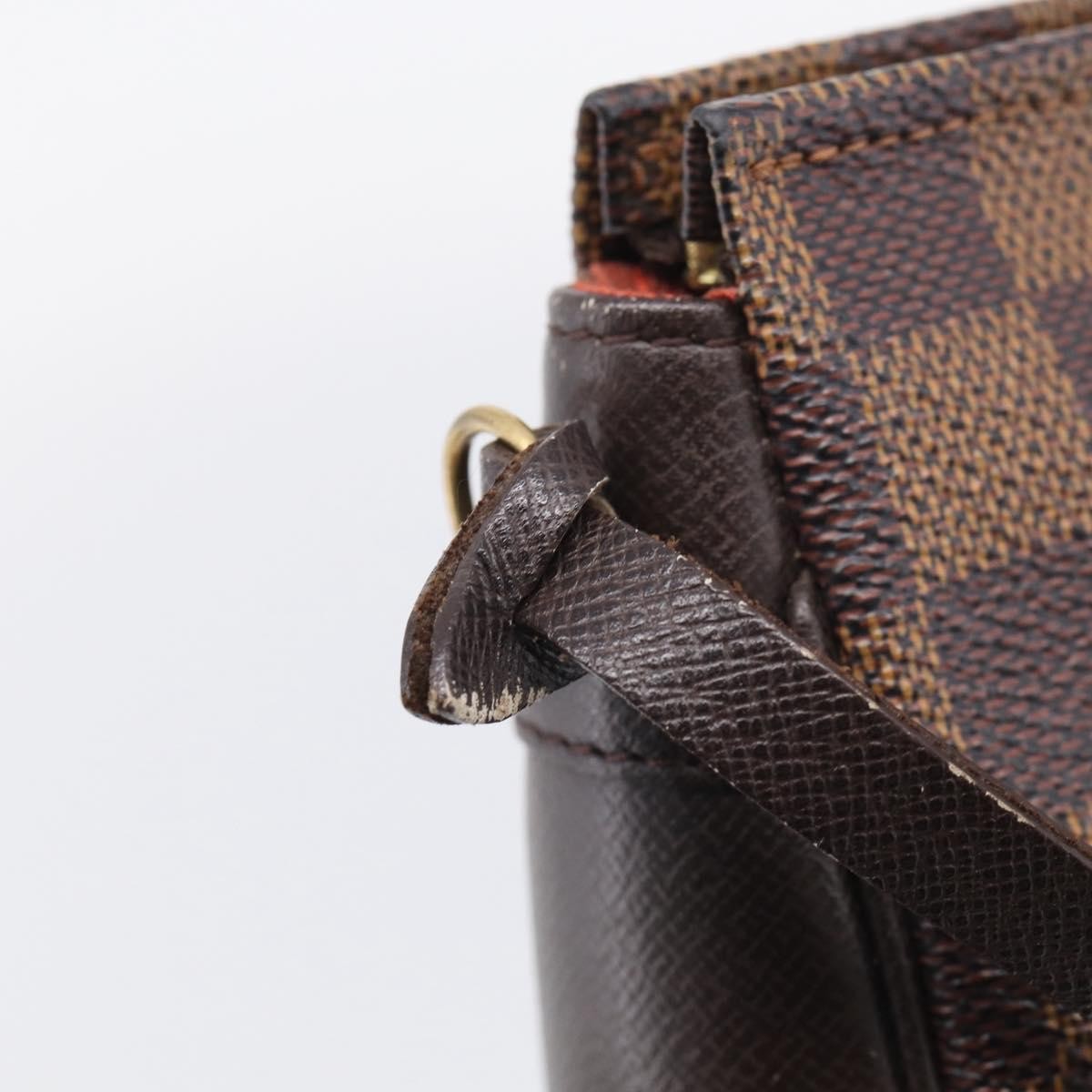 Louis Vuitton Trousse Make Up Damier Brown Canvas Clutche & Pouche Bag (Pre-Owned)