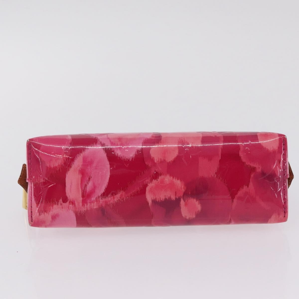 Louis Vuitton Cosmetic Case Limited Edition Monogram Vernis Ikat Pink Patent_Leather Toiletry Case Accessory (Pre-Owned)