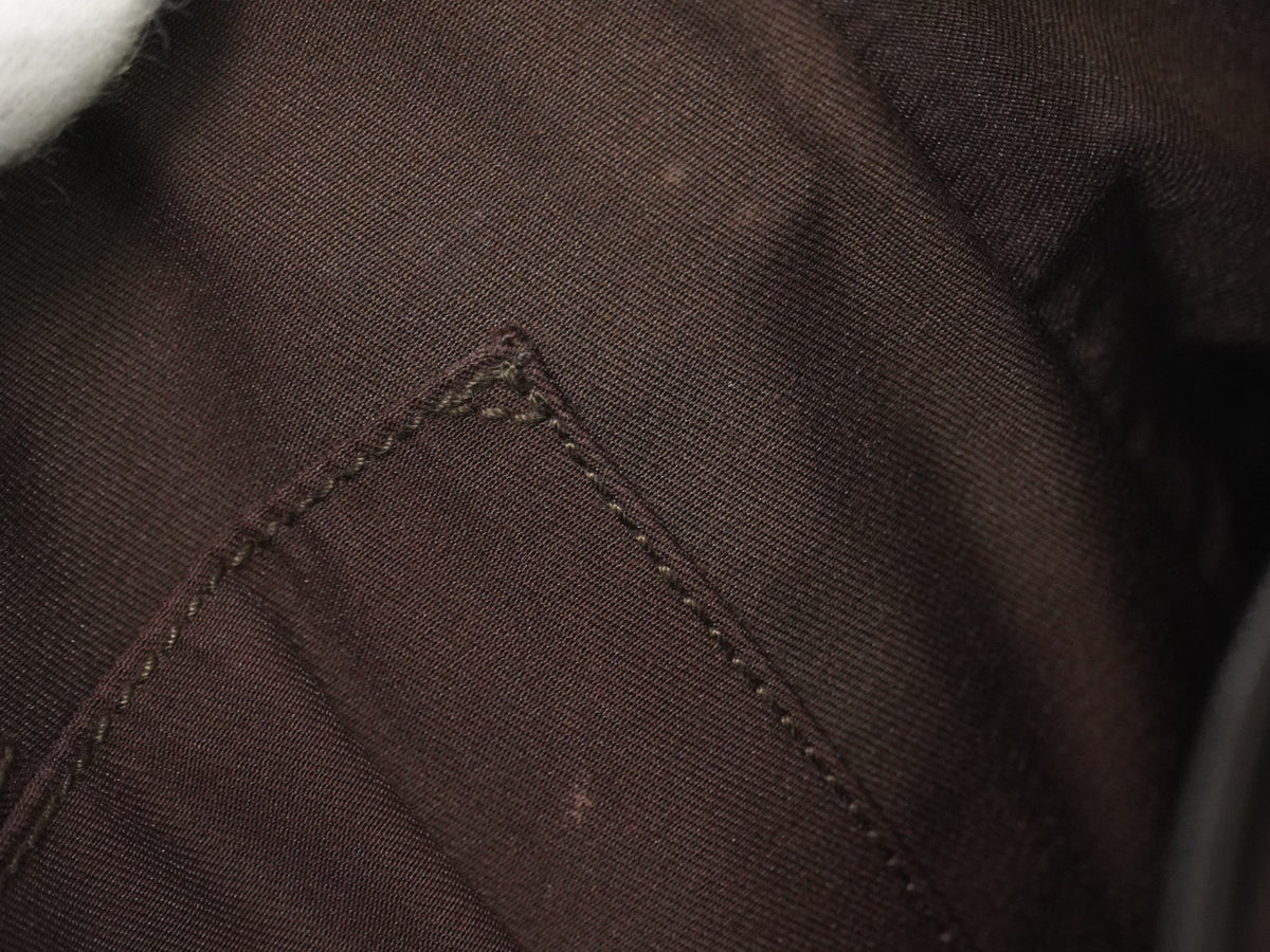 Gucci Flap Messenger Bag (Outlet) Guccissima Leather Brown Leather Shoulder Bag Bag (Pre-Owned)
