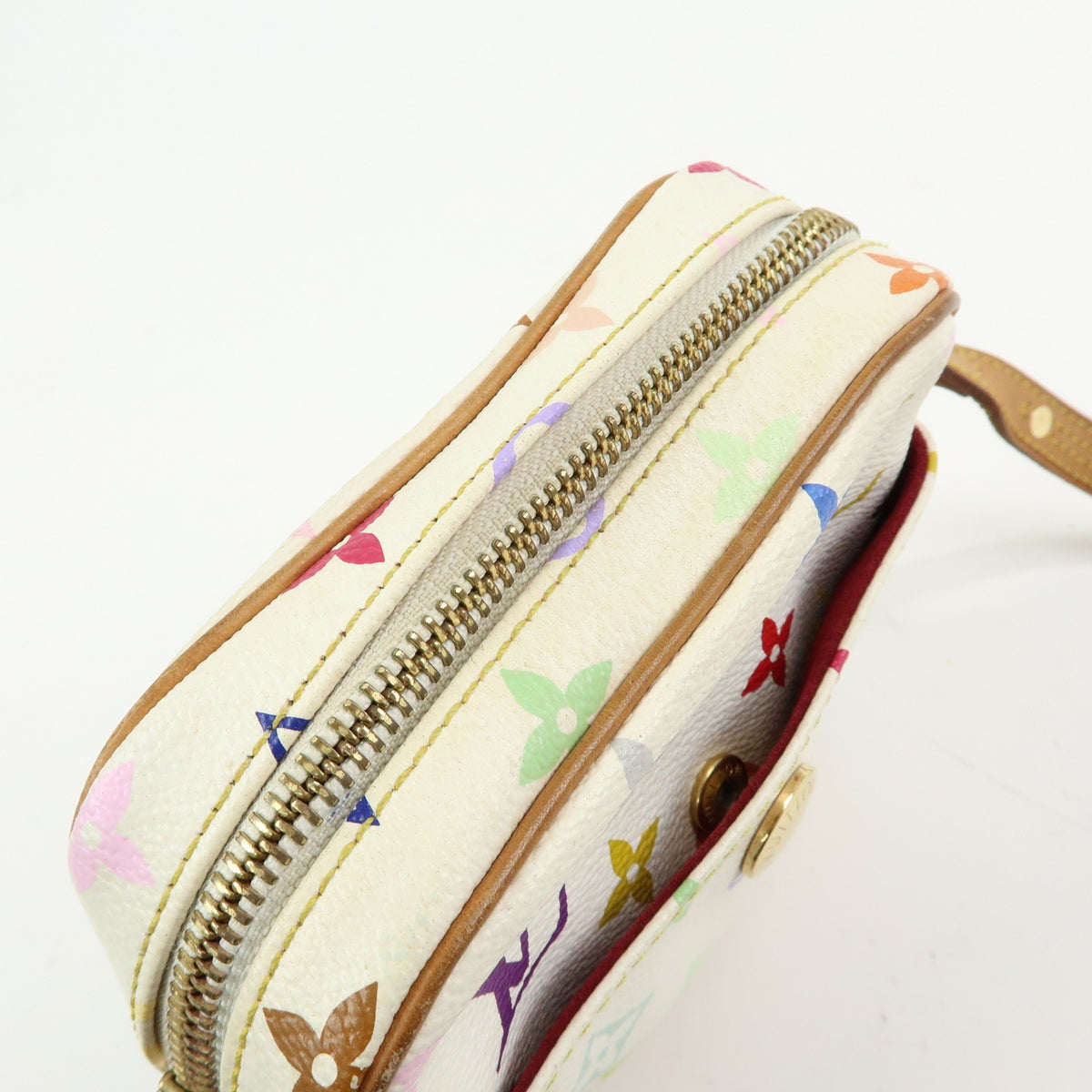 Louis Vuitton Rift Monogram Multicolor White Canvas Handbag (Pre-Owned)