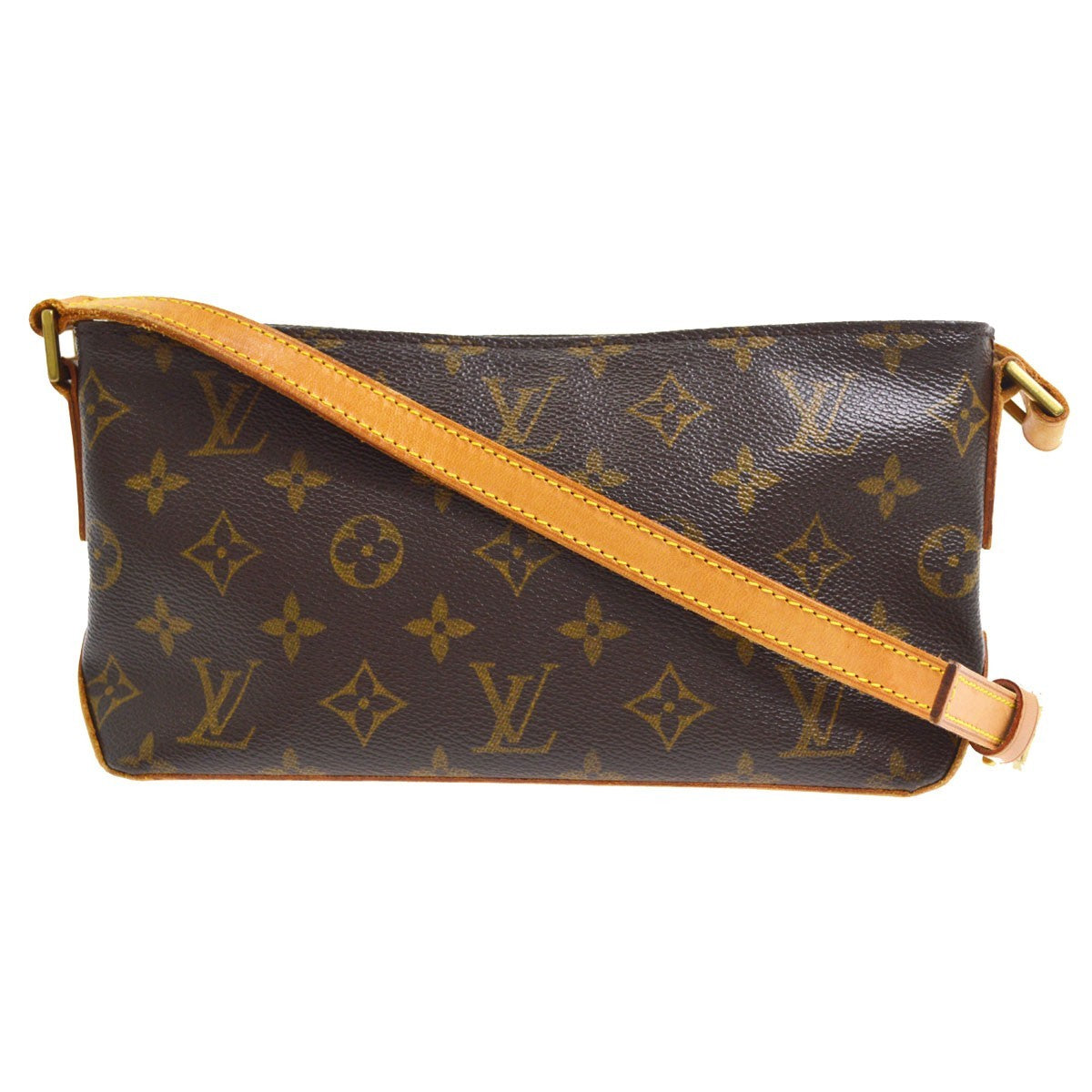 Louis Vuitton Trotteur Monogram Canvas Brown Canvas Shoulder Bag Bag (Pre-Owned)