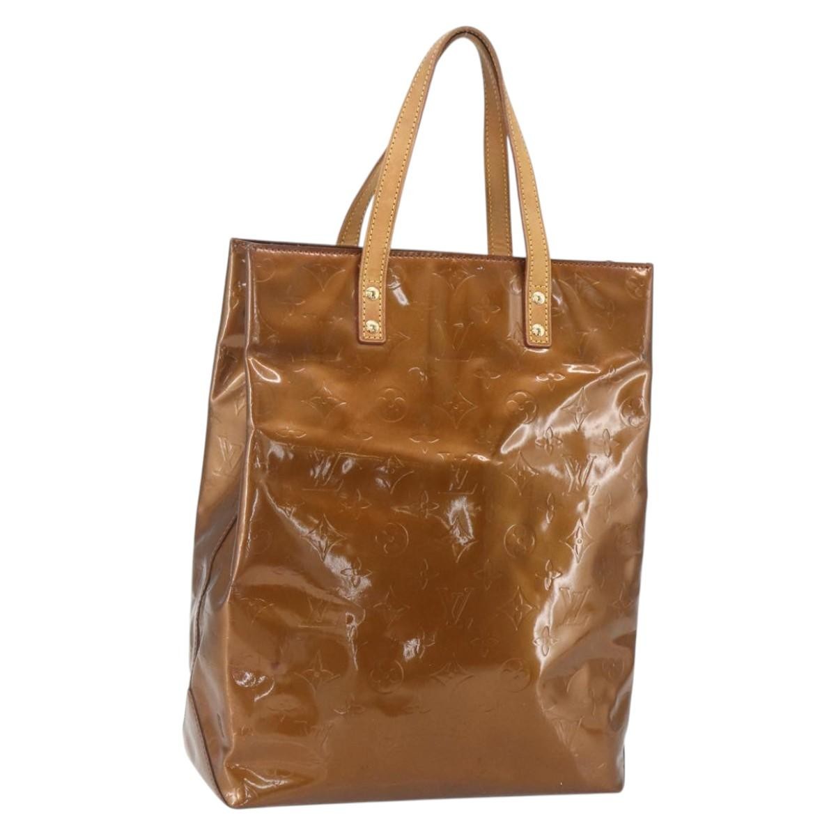 Louis Vuitton Reade Monogram Vernis Brown Patent_Leather Handbag (Pre-Owned)
