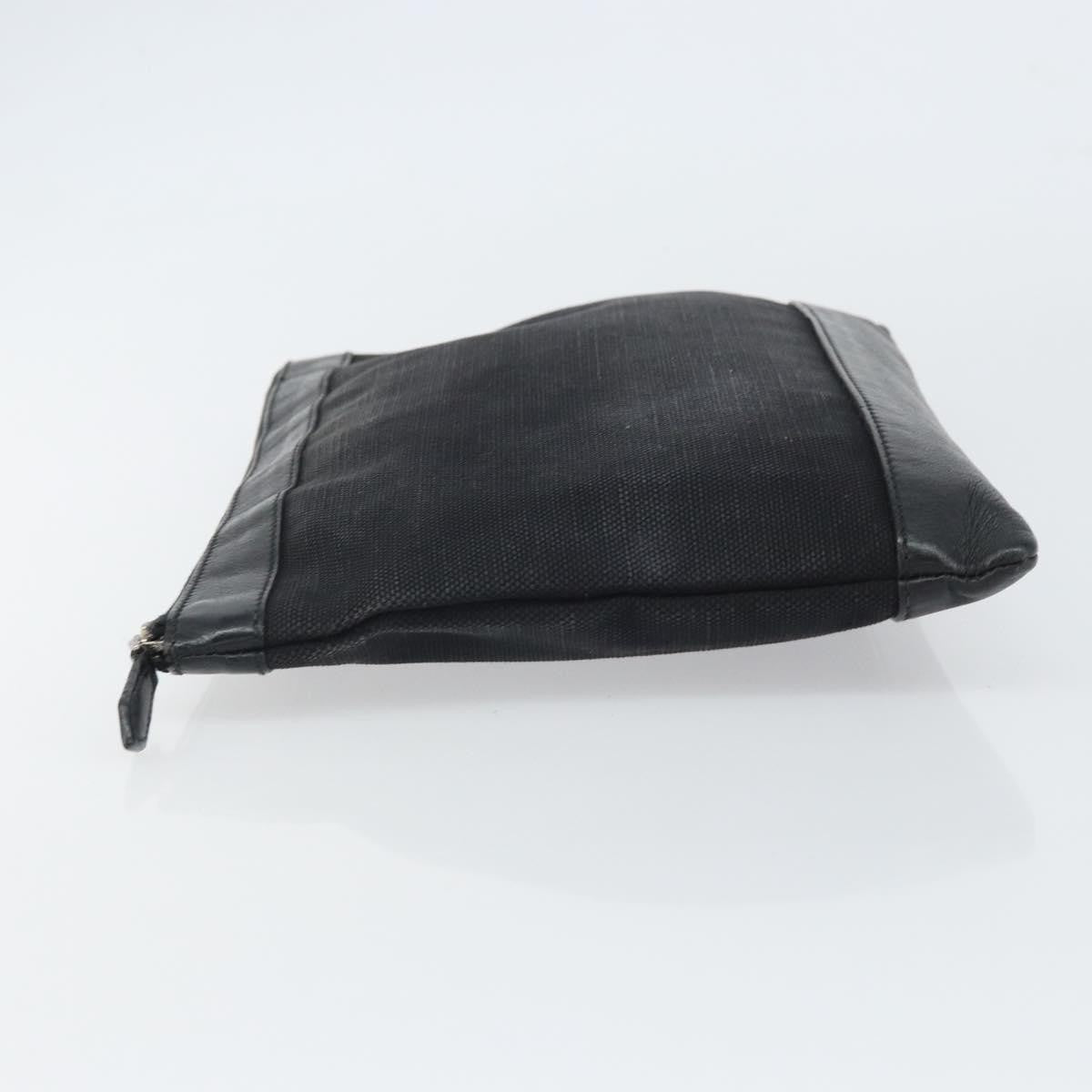 Balenciaga Navy Zip Canvas And Leather Black Canvas Clutche & Pouche Bag (Pre-Owned)