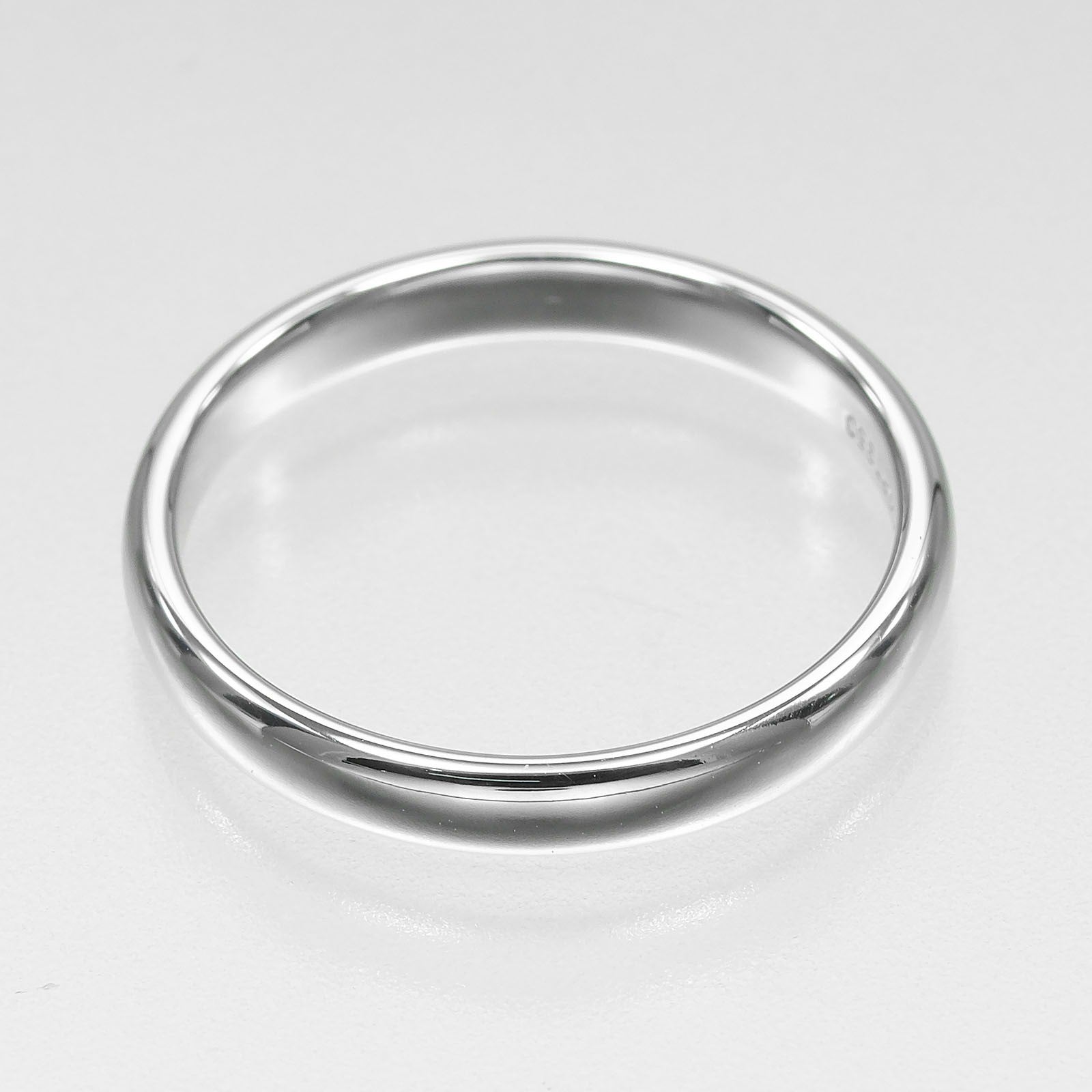 Tiffany & Co. Forever Band Platinum With Diamonds Silver Platinum Ring Jewelry (Pre-Owned)