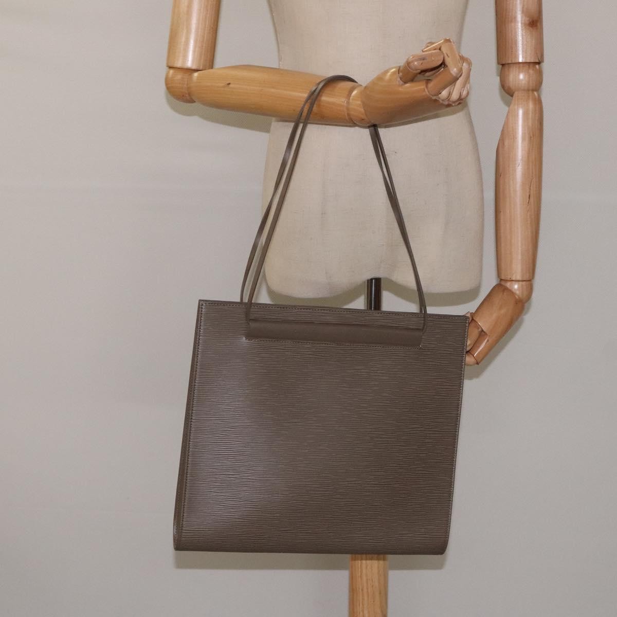 Louis Vuitton Saint Tropez Epi Leather Gray Leather Shoulder Bag Bag (Pre-Owned)