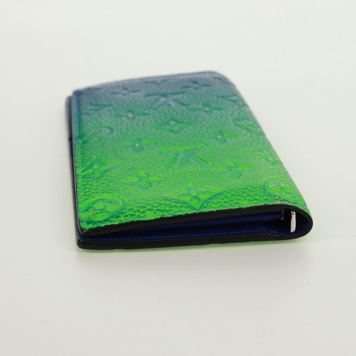 Louis Vuitton Brazza Limited Edition Illusion Monogram Taurillon Leather Green Leather Wallets Accessory (Pre-Owned)
