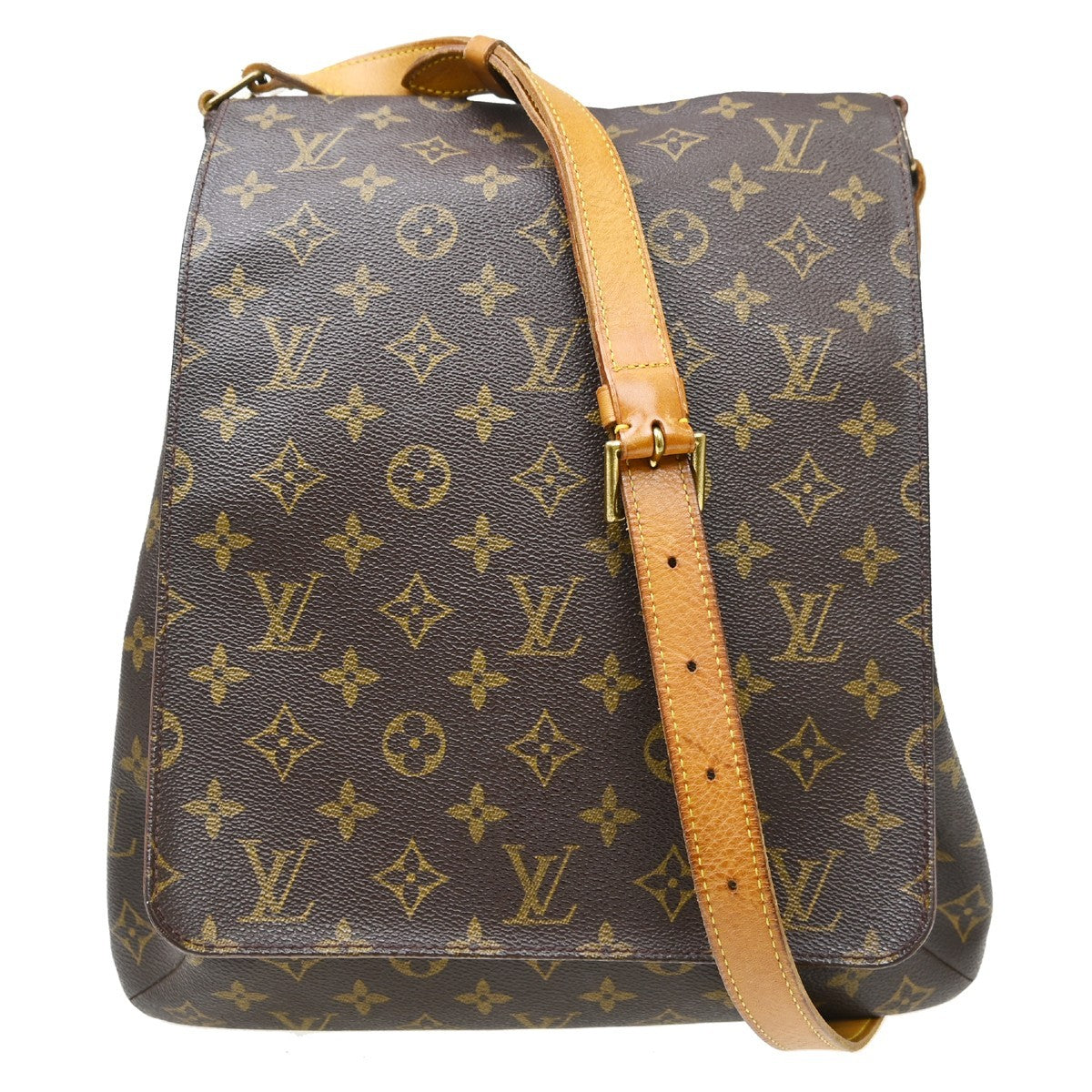 Louis Vuitton Musette Salsa Monogram Canvas Brown Canvas Handbag (Pre-Owned)