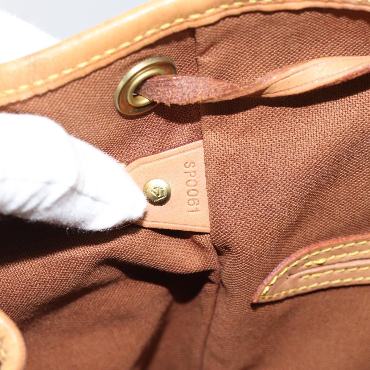 Louis Vuitton Vintage Montsouris Monogram Canvas Brown Canvas Backpack Bag (Pre-Owned)
