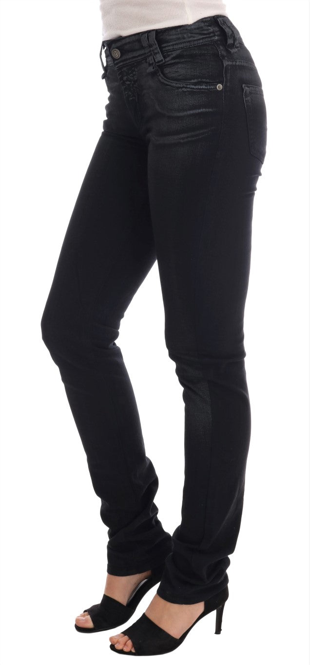 John Galliano Gray Wash Cotton Stretch Regular Fit Women's Jeans