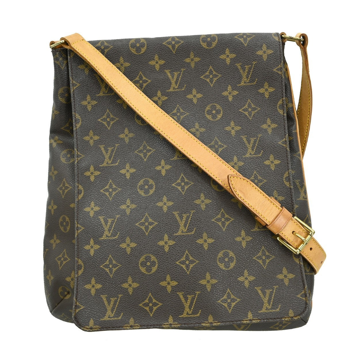Louis Vuitton Musette Salsa Monogram Canvas Brown Canvas Handbag (Pre-Owned)