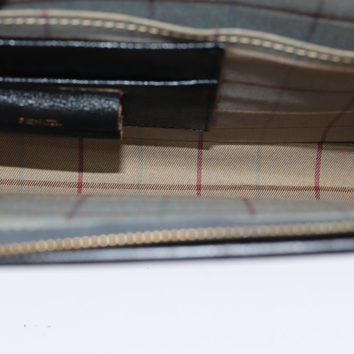 Burberry Vintage Leather Black Leather Clutche & Pouche Bag (Pre-Owned)
