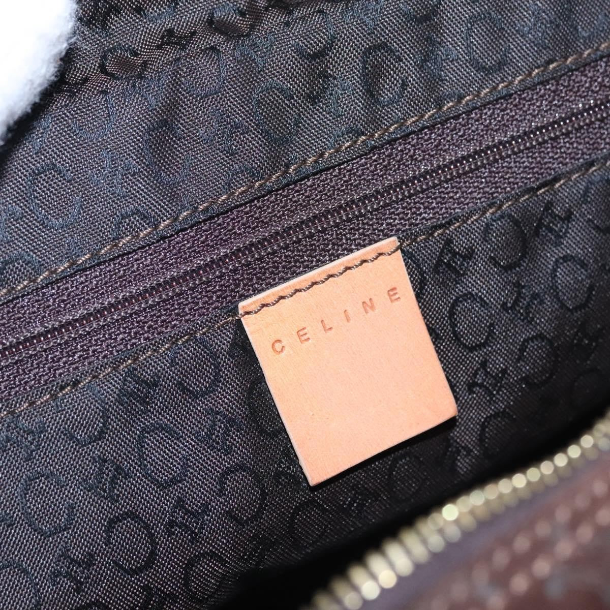 Celine C Macadam Canvas Brown Canvas Handbag (Pre-Owned)