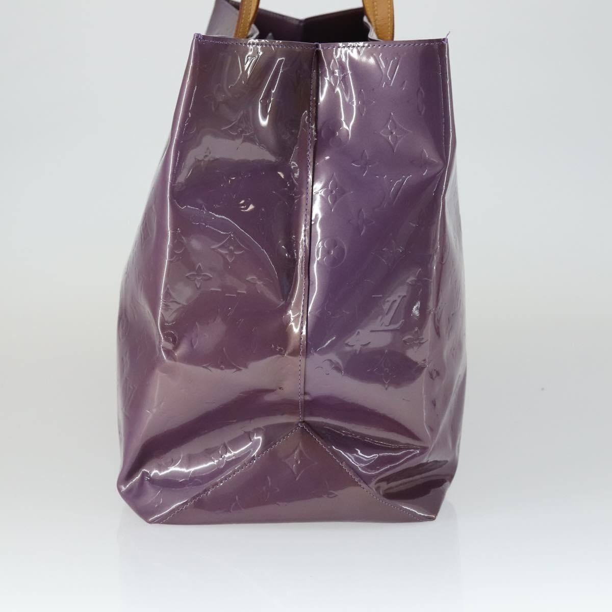 Louis Vuitton Reade Monogram Vernis Purple Patent_Leather Handbag (Pre-Owned)