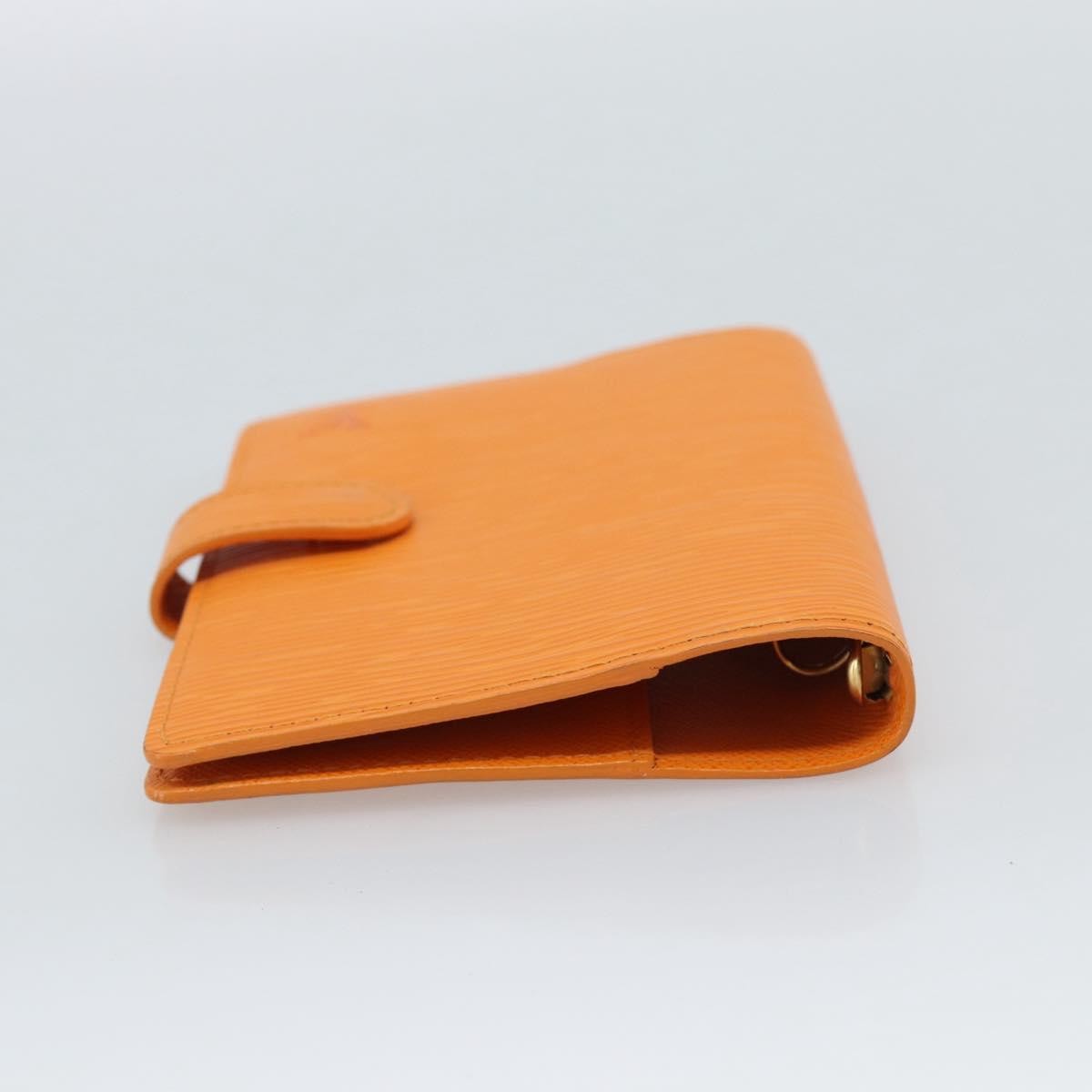 Louis Vuitton Agenda Cover Epi Leather Orange Leather Wallets Accessory (Pre-Owned)