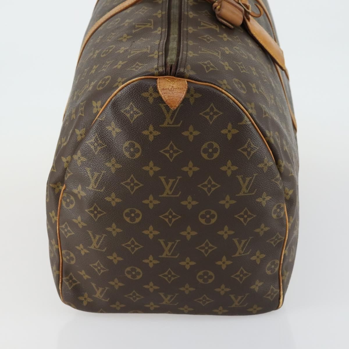 Louis Vuitton Keepall Monogram Canvas Brown Canvas Travel Bag Bag (Pre-Owned)
