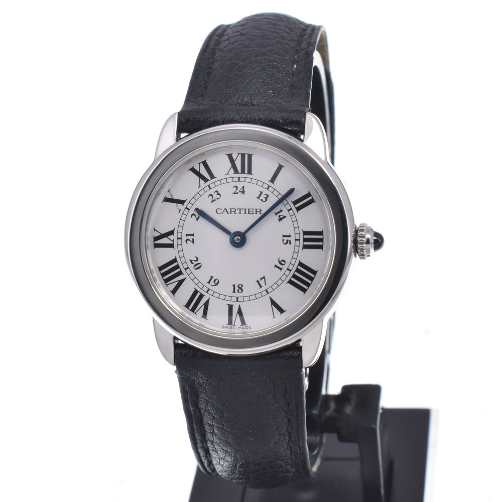 Cartier Ronde Solo De Cartier Quartz Stainless Steel Watch (Pre-Owned)