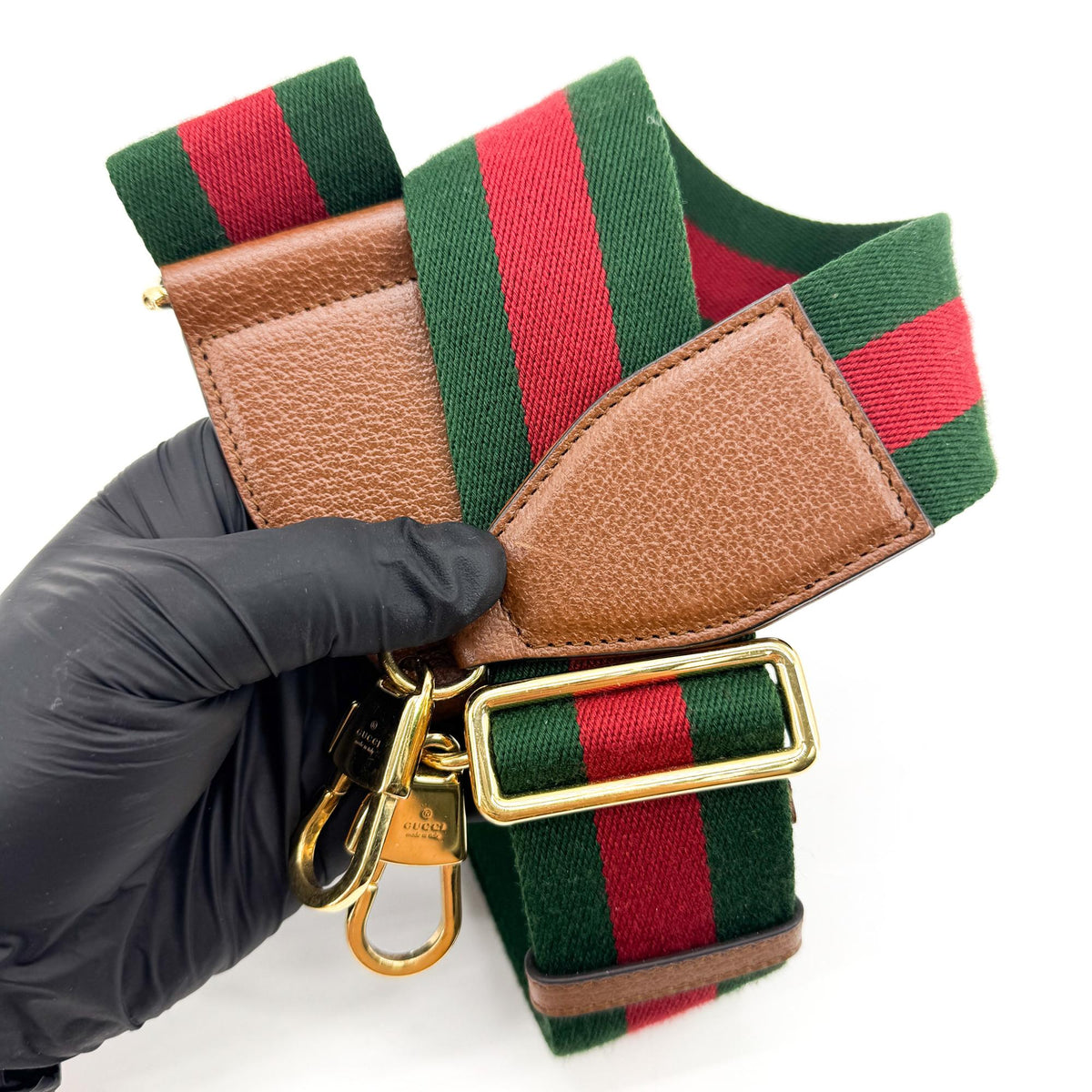 Gucci Zip Messenger Jumbo Gg Canvas Brown Canvas Handbag (Pre-Owned)