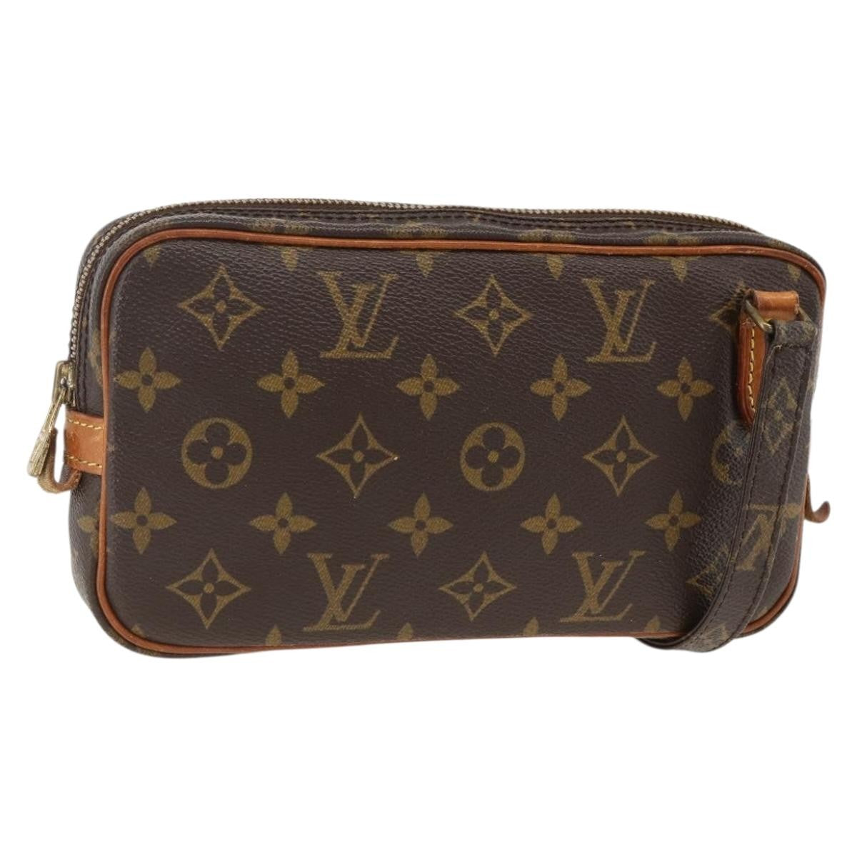 Louis Vuitton Pochette Marly Bandouliere Monogram Canvas Brown Canvas Shoulder Bag Bag (Pre-Owned)