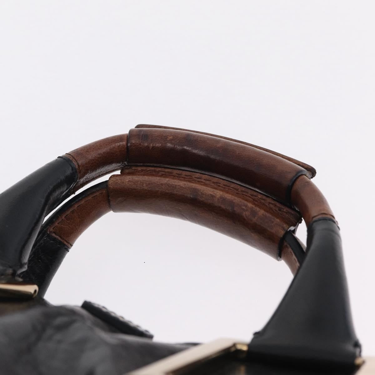 Chloe Ethel Leather Black Leather Handbag (Pre-Owned)