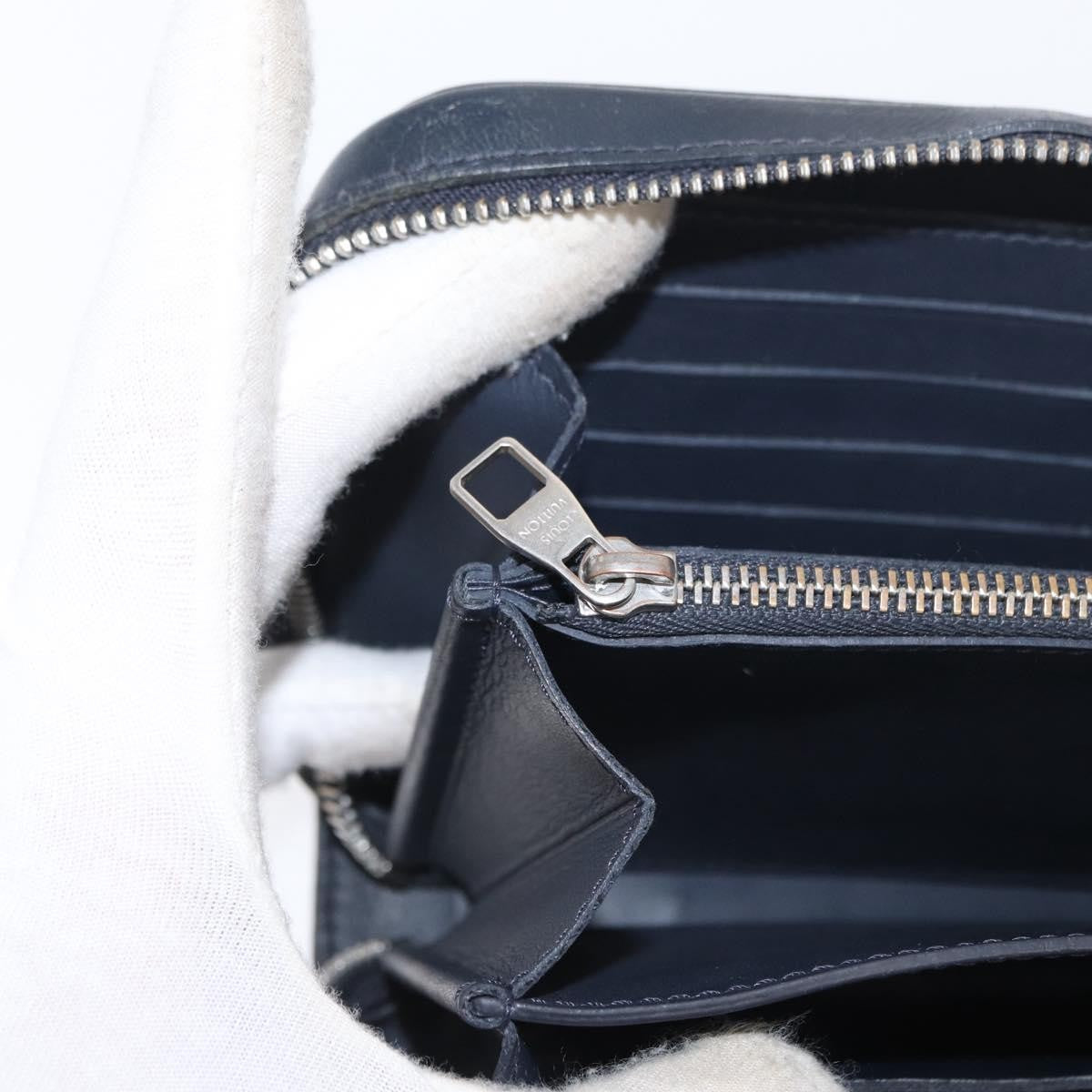 Louis Vuitton Zippy Xl Damier Leather Black Leather Wallets Accessory (Pre-Owned)