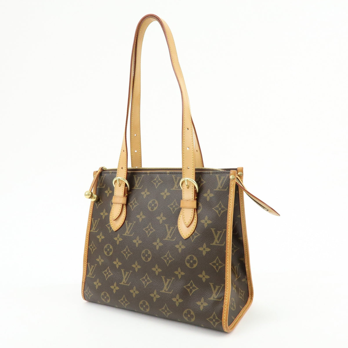 Louis Vuitton Popincourt Monogram Canvas Brown Canvas Shoulder Bag Bag (Pre-Owned)